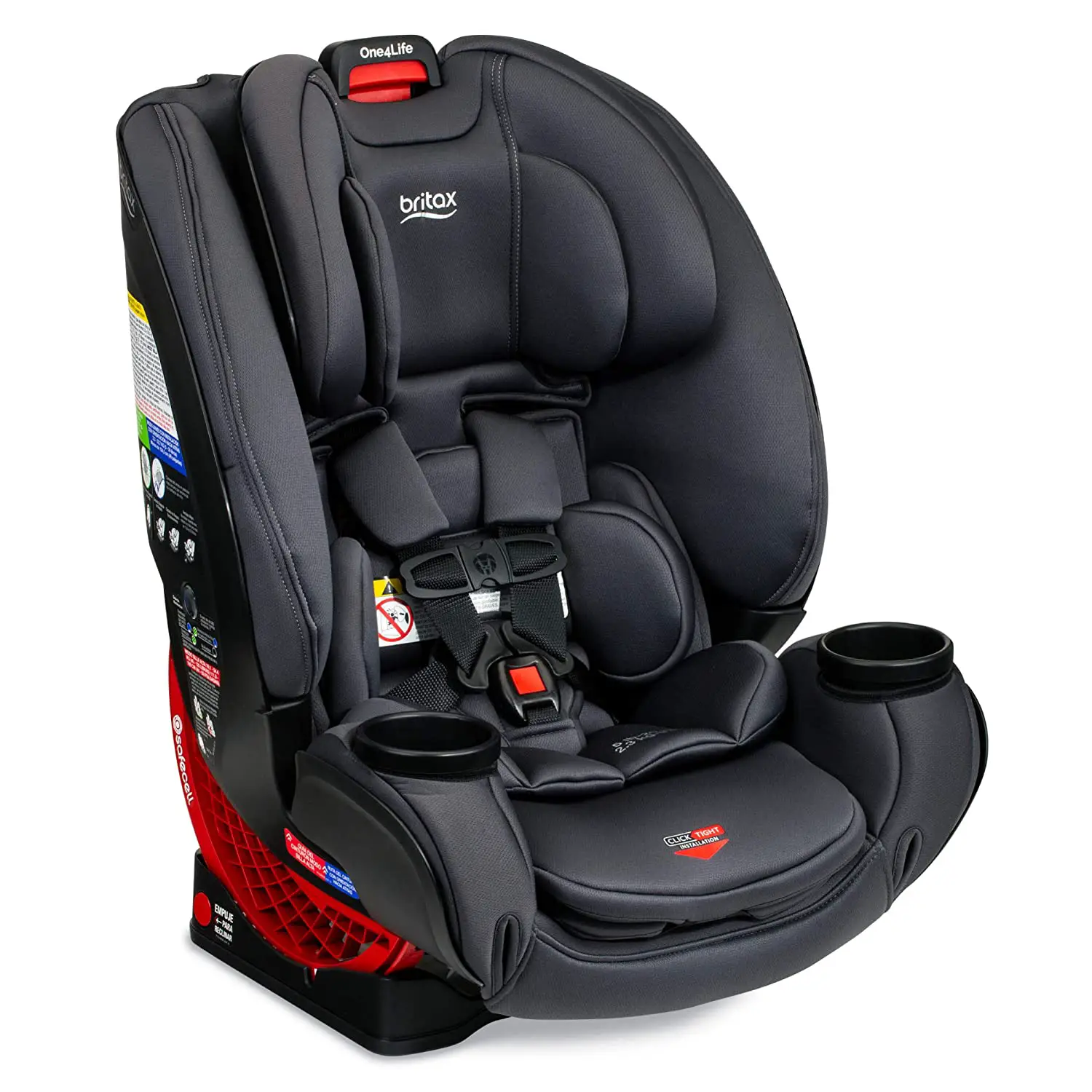 britax One4life Click Tight Anti Rebound Bar Convertible Car Seat