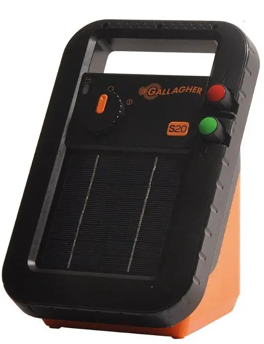 GALLAGHER S20 Portable Solar Fence Energizer