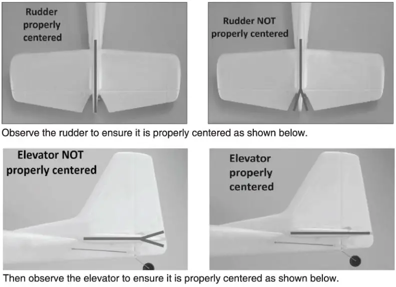 EAHINE WWII Warbird - Center Control Surface 1
