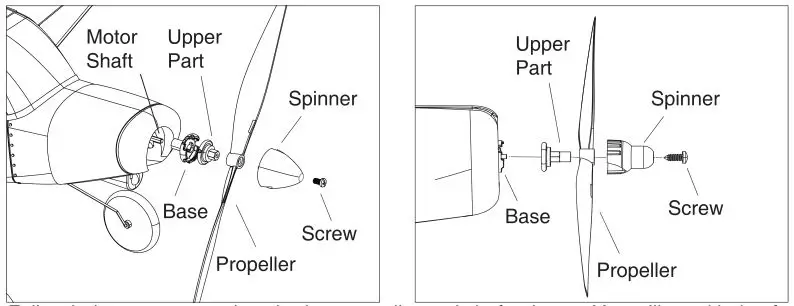 EAHINE WWII Warbird - Propeller Replacement
