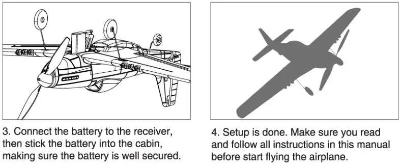 EAHINE WWII Warbird - Setup Instruction 2