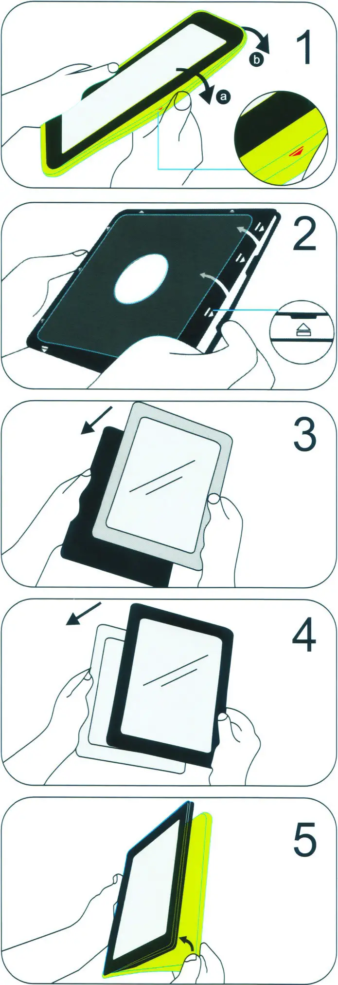 CTA PAD-PCGK11 Protective Case with Built-In 360 Degree Rotatable Grip Kickstand- Installations