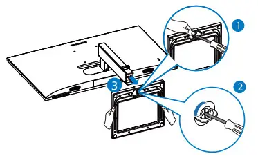 PHILIPS 279E1 E Line 4K LCD Monitor- base
