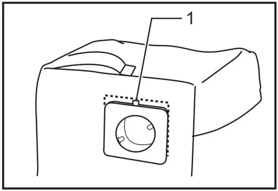 makita DVC350 Cordless Vacuum Cleaner - . Protrusion