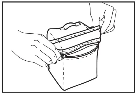 makita DVC350 Cordless Vacuum Cleaner - Open the fastener