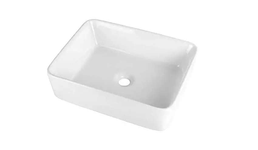 Ghomeg White Ceramic Rectangular Vessel Sink User Manual Ghomeg White Ceramic Rectangular Vessel Sink User Manual