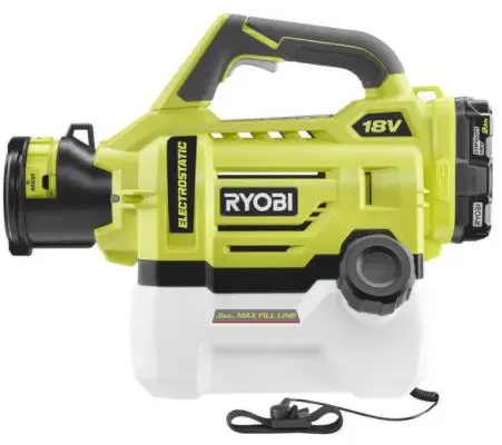 RYOBI RY121852KVNM 18V One+ Cordless 1 2 Gallon Electrostatic Sprayer