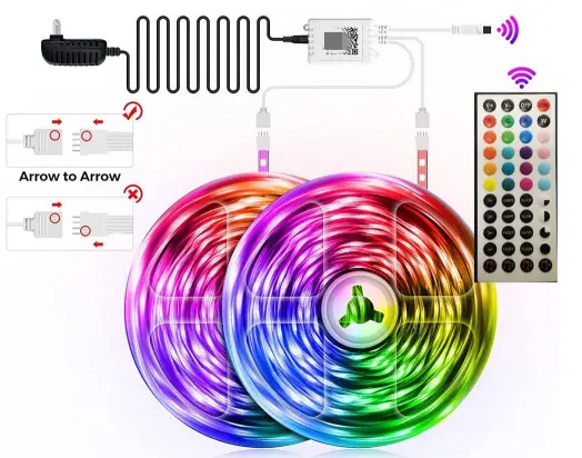 connect the led strip light