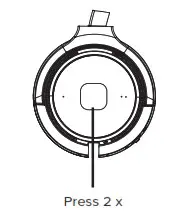 Targus AEH103 Bluetooth Wireless Mono Headset - Calls with a Smartphone 2