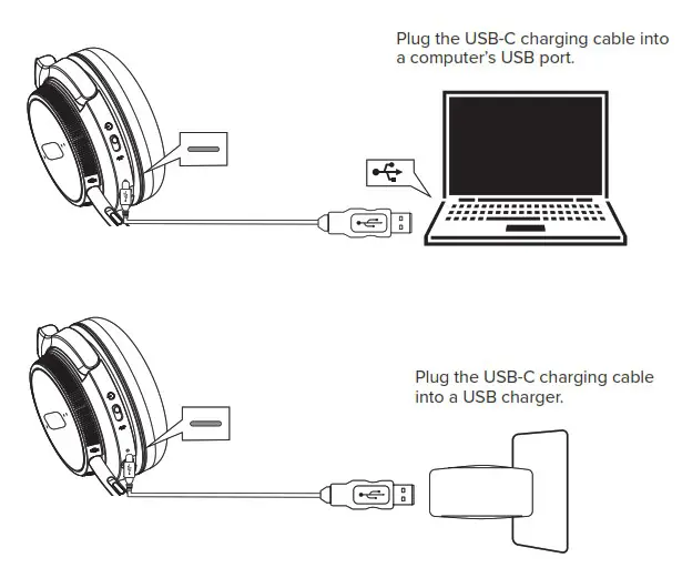 Targus AEH103 Bluetooth Wireless Mono Headset - Charging the Headse
