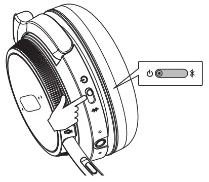 Targus AEH103 Bluetooth Wireless Mono Headset - Operation Power Off
