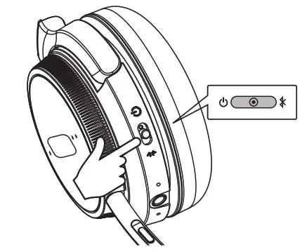 Targus AEH103 Bluetooth Wireless Mono Headset - Operation Power On