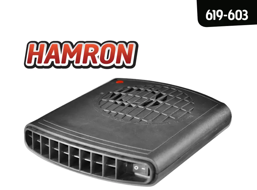 Hamron 619-603 Car Heater Instruction Manual