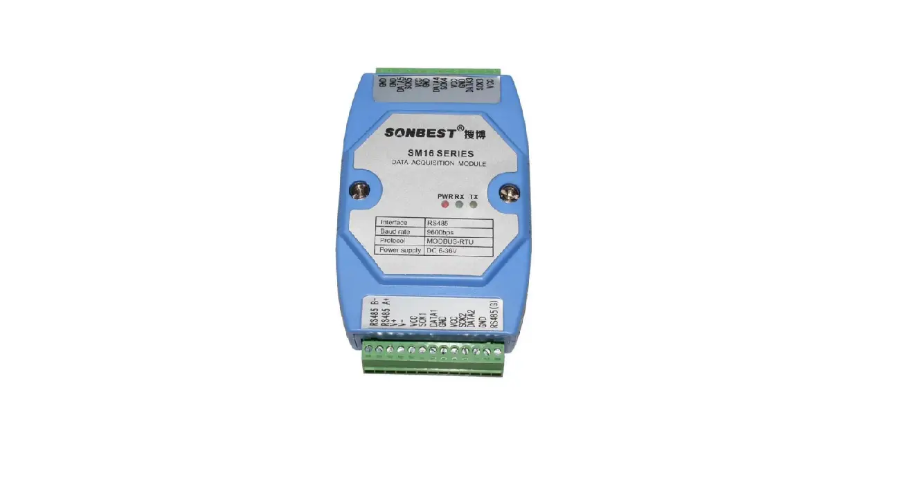 Sonbus Sm1610b Rs485 Interface 5-channel Temperature And Humidity Acquisition Module User Manual Sonbus Sm1610b Rs485 Interface 5-channel Temperature And Humidity Acquisition Module User Manual