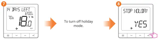 Continal 39001 Quantum Digital Thermostat - holiday