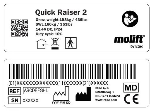 etac BM04101 Molift Quick Raiser fig 21