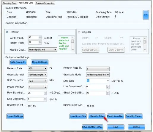NOVASTAR LED Video Controller - Advanced Settings 10
