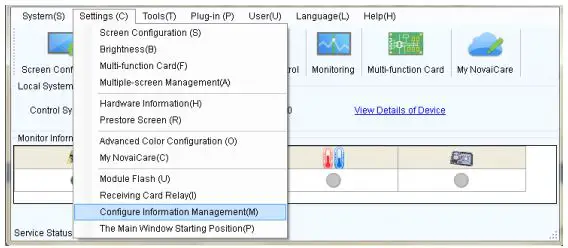 NOVASTAR LED Video Controller - Advanced Settings 11