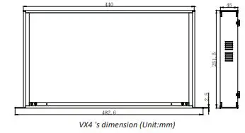 NOVASTAR LED Video Controller - Dimension