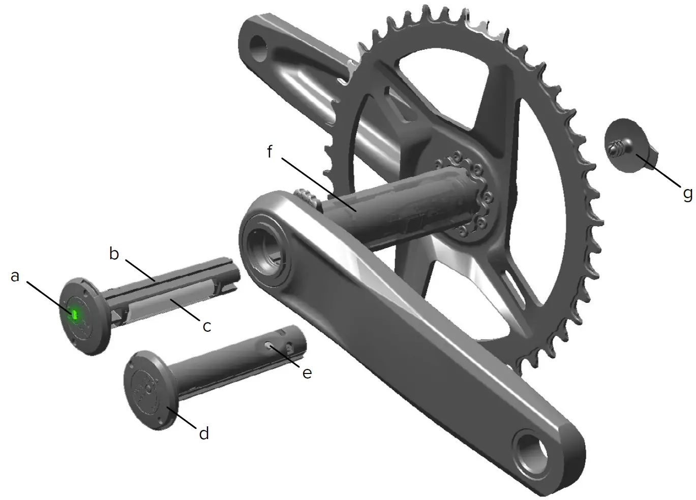 SRAM DUBPMB2 QUARQ Power Meter
