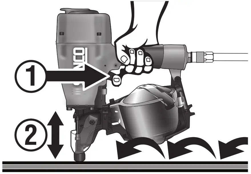 SENCO SN71P1 Pneumatic Coil Siding Nailer - fig 12