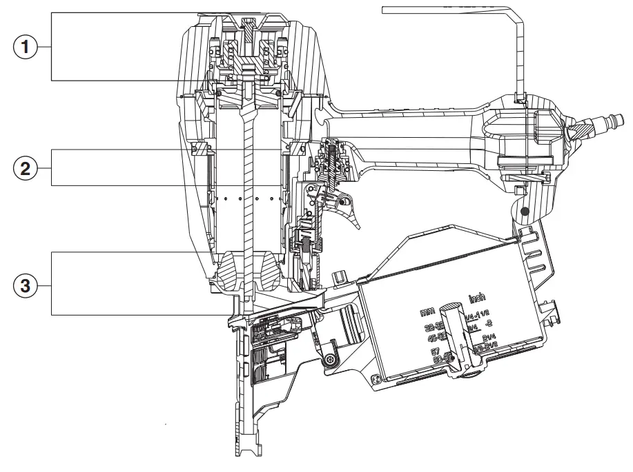 SENCO SN71P1 Pneumatic Coil Siding Nailer - fig 20