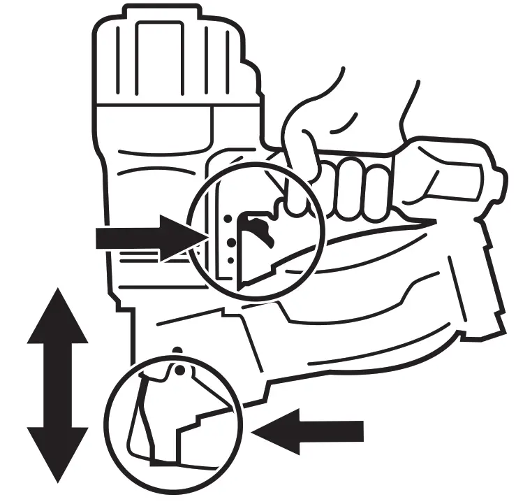 SENCO SN71P1 Pneumatic Coil Siding Nailer - fig 3