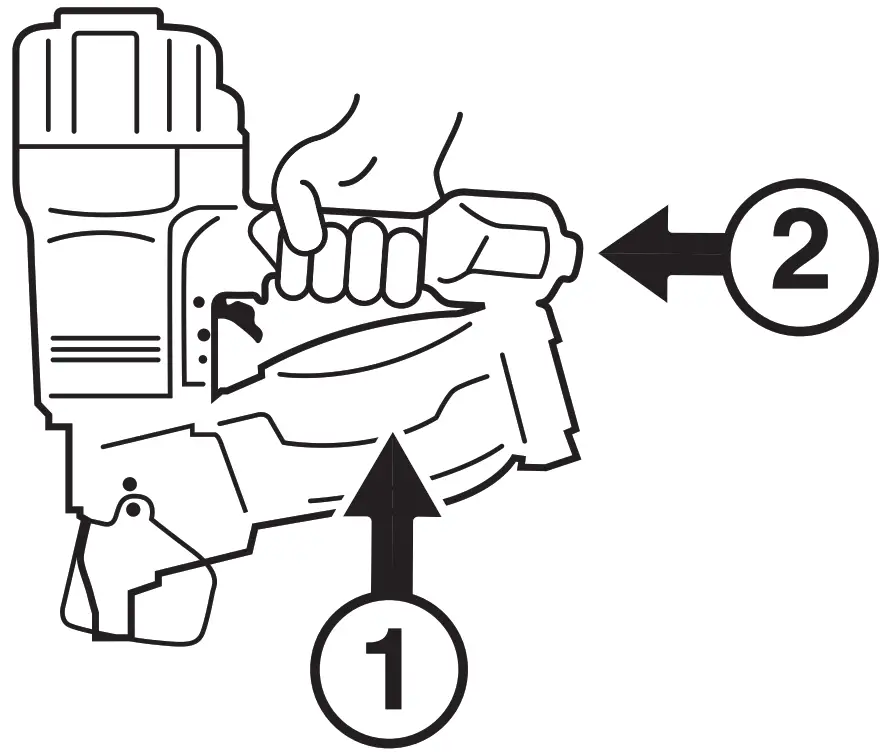 SENCO SN71P1 Pneumatic Coil Siding Nailer - fig