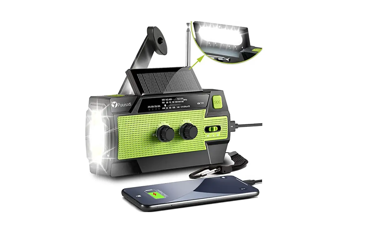 Emergency-radio 090p, Puiuisoul 4000mah Weather Radios With Hand Crank & Solar Charging-user Guide Emergency-radio 090p, Puiuisoul 4000mah Weather Radios With Hand Crank & Solar Charging-user Guide