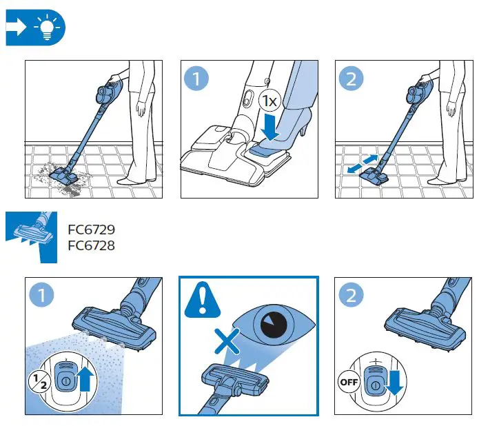 PHILIPS-FC6729-SpeedPro Aqua Cordless-Stick-Vacuum-Cleaner-fig-10