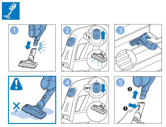 PHILIPS-FC6729-SpeedPro Aqua Cordless-Stick-Vacuum-Cleaner-fig-11