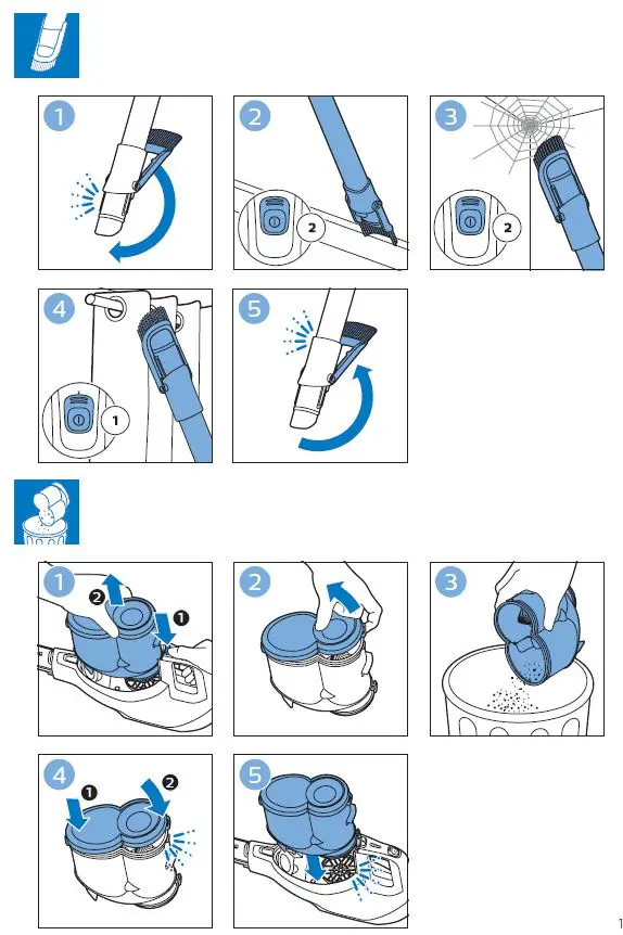 PHILIPS-FC6729-SpeedPro Aqua Cordless-Stick-Vacuum-Cleaner-fig-14