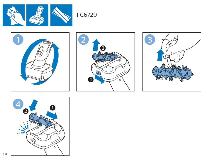 PHILIPS-FC6729-SpeedPro Aqua Cordless-Stick-Vacuum-Cleaner-fig-23