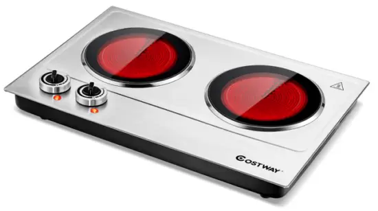 COSTWAY EP24891US Electric Hot Plate Ceramic Hot Plate
