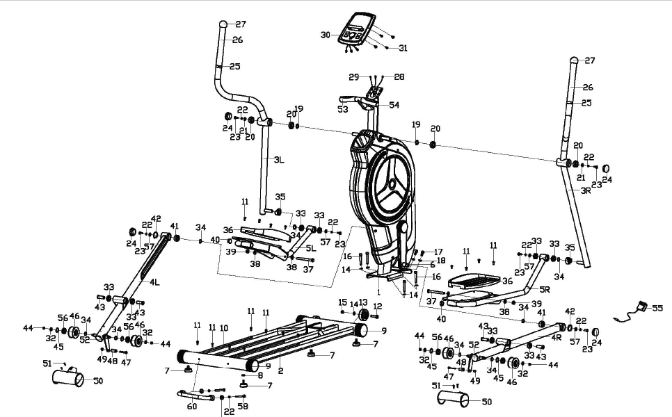 JLL CT600 Pro Elliptical Cross Trainer Machine-FIG-1