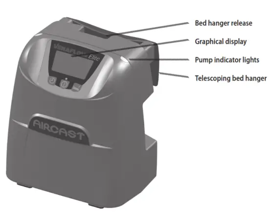 AIRACST 3045 VenaFlow Elite System Thigh Cuff 29 Inch Circumference - Pump Features