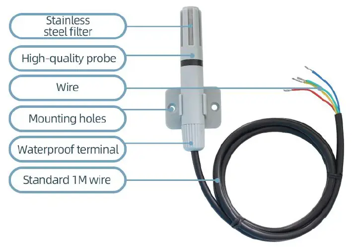 SONBUS SM7330M Bus Type Bracket Type Temperature Sensor fig 2