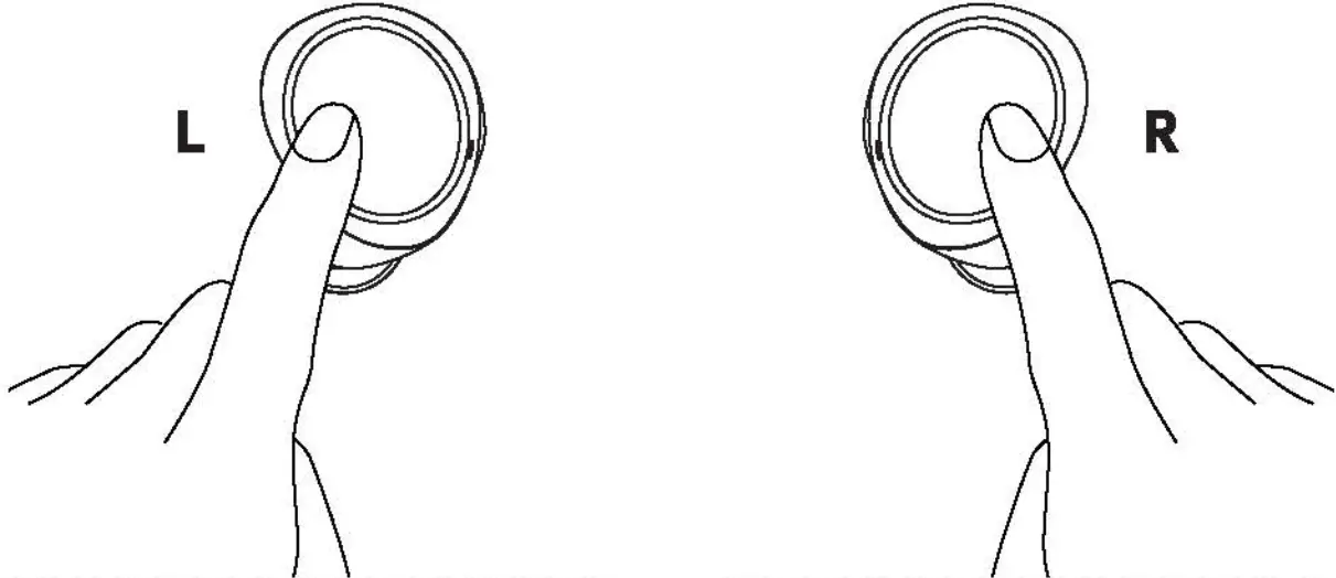 hmd Global BH405 Power Earbuds Lite - Touch control