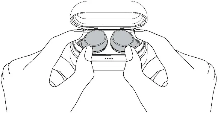 hmd Global BH405 Power Earbuds Lite - charging case