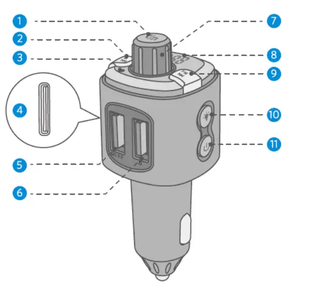 Vtin-Technology-BH466A-Wireless-FM-Transmitter-1