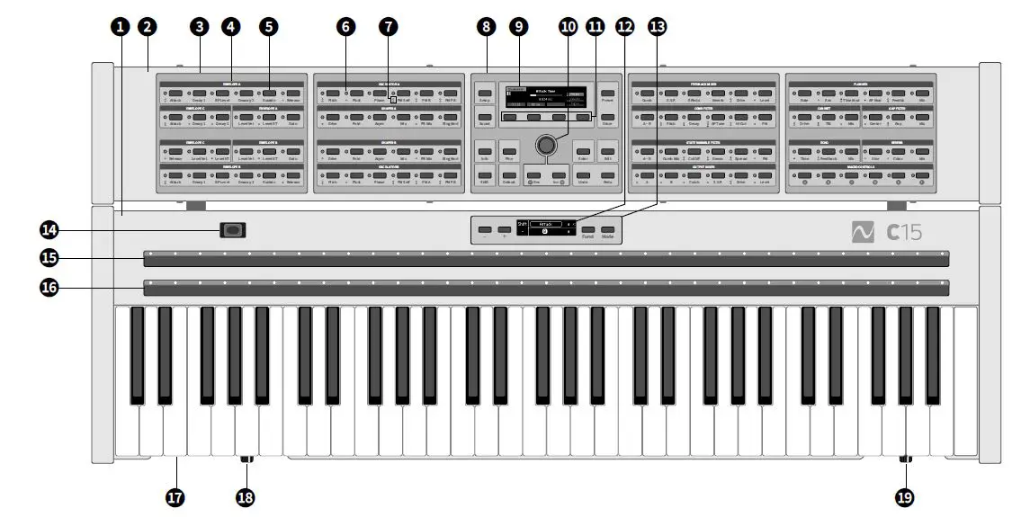 NONLINEAR LABS C15 Digital Keyboard 8