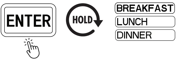 pawple 6-MEAL Automatic Pet Feeder - Repeat steps