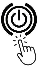 pawple 6-MEAL Automatic Pet Feeder - power button