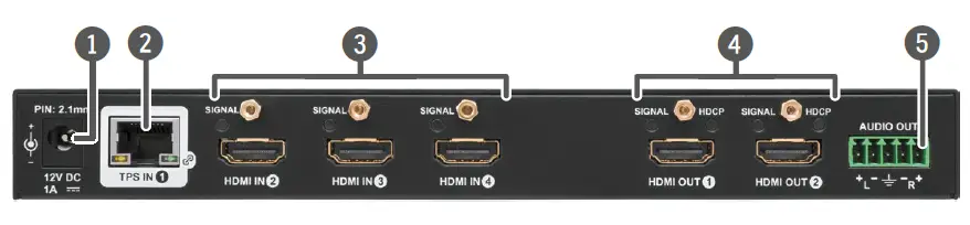 LIGHTWARE MMX4x2-HDMI MMX4x2-HT200 Matrix Switcher 6
