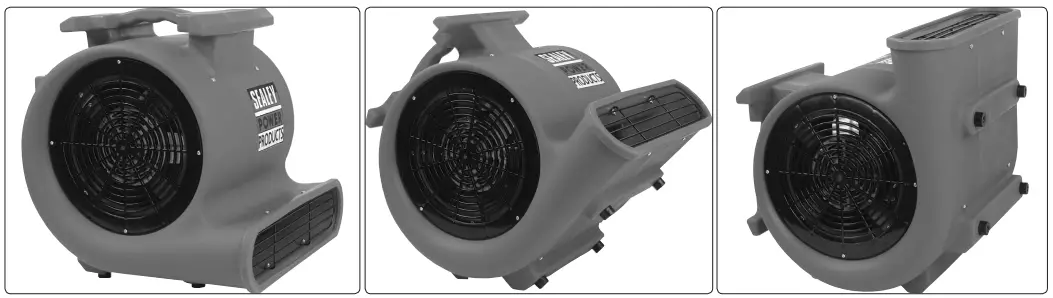 vSEALEY ADB300 Air Dryer Blower-fig3