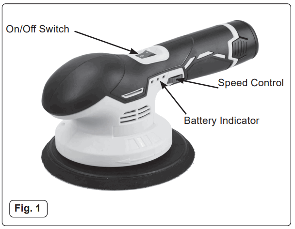 SEALEY CP108VSPBO Ø150mm Dual Action Sander Polisher - 1