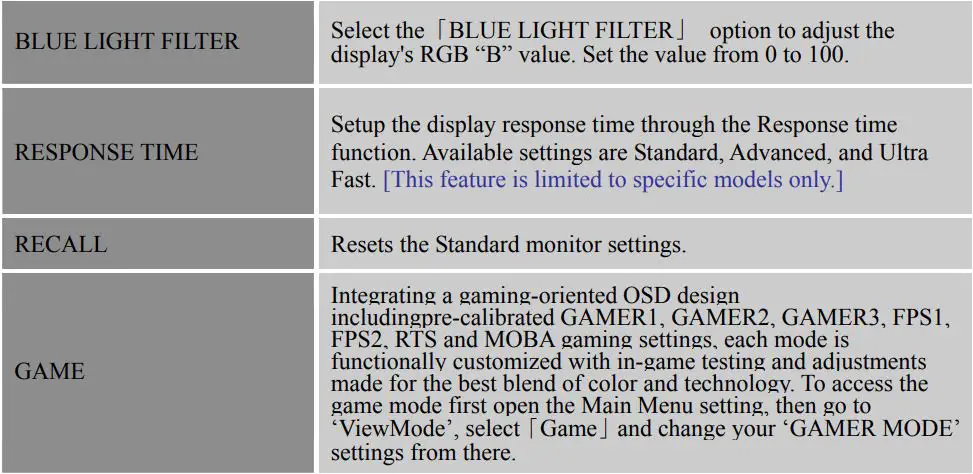 HANNspree LCD Monitor User Manual - HOW TO ADJUST A SETTINGS