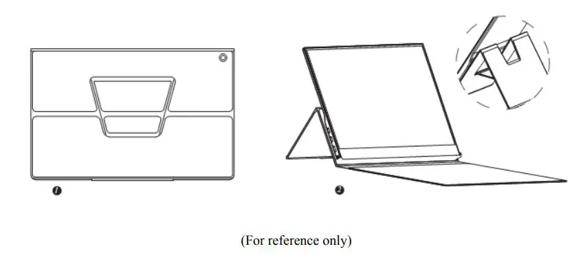 HANNspree LCD Monitor User Manual - SUPPORT HOLSTER STENTS