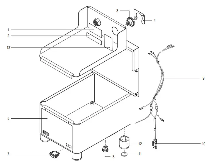 Curtis GEM5XN IntelliFresh Dispenser Stand - Figure 2