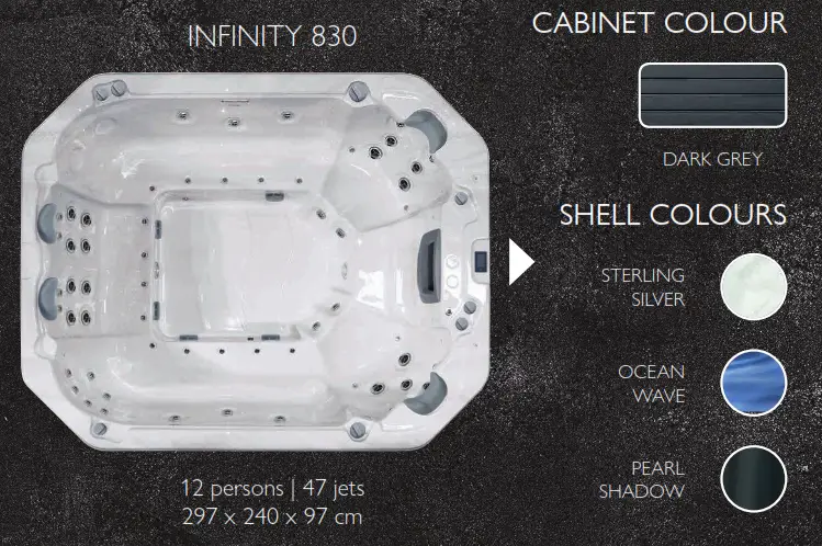 BEST SELLER Hot Tubs & Exercise Pools - InfInIty 830